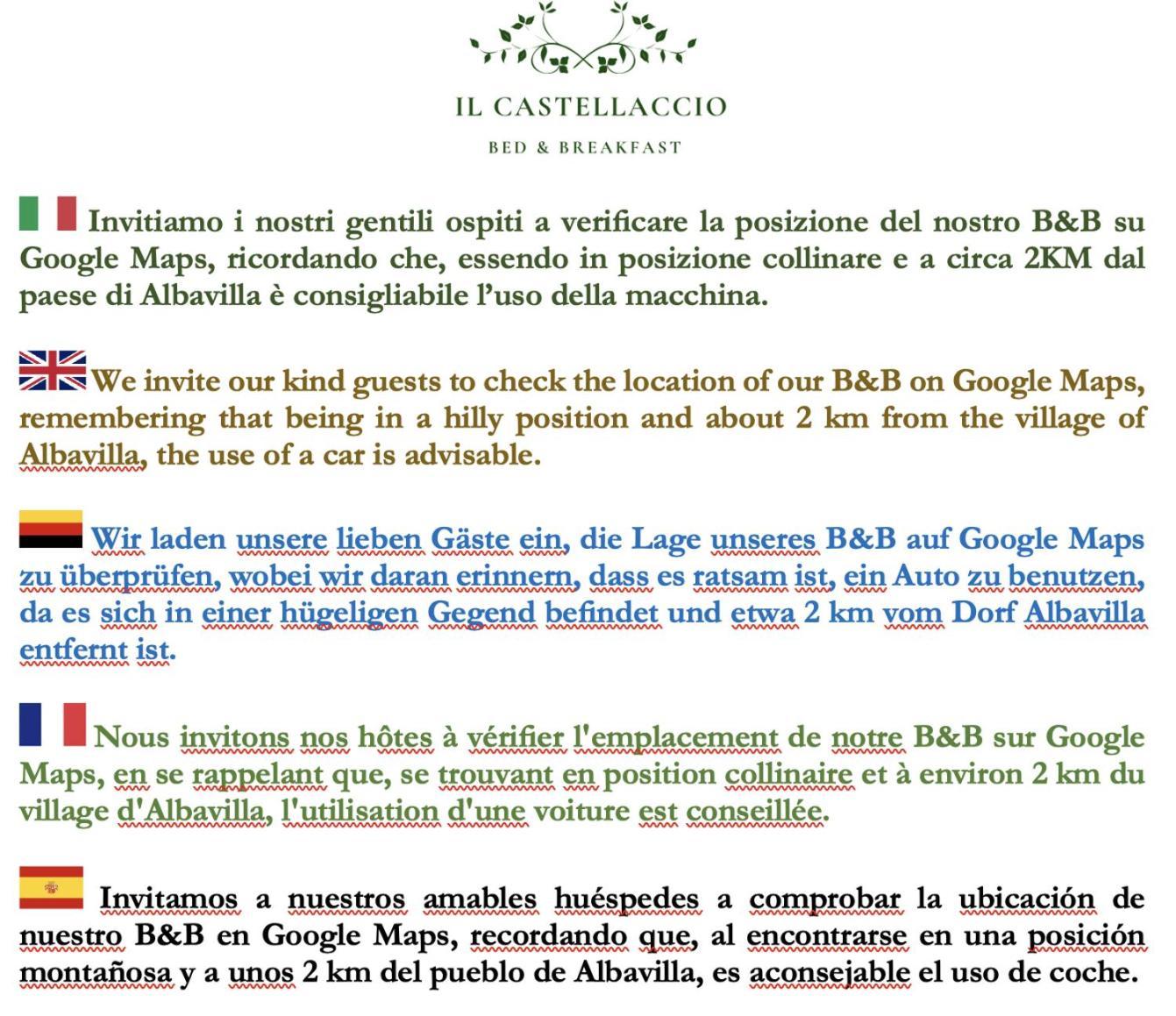 B&B Il Castellaccio - Albavilla Εξωτερικό φωτογραφία